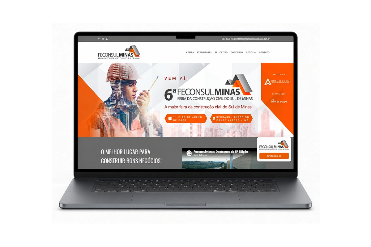 Inscrições online e presenciais